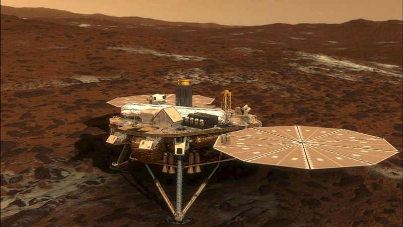 LA NAVE PHOENIX MARS LANDER DE LA AGENCIA ESPACIAL ESTADOUNIDENSE NASA