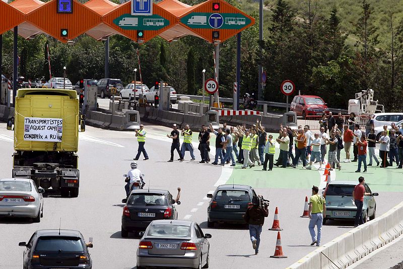 Cortes de carretera en el este