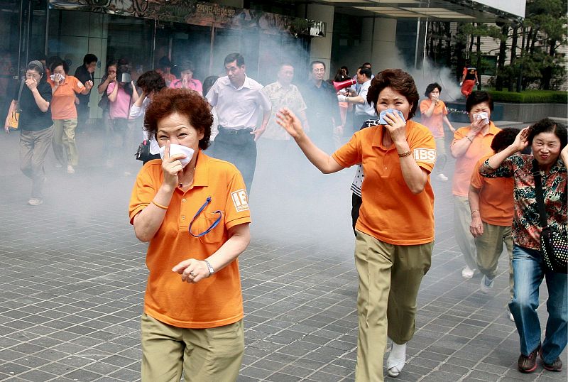 Simulacro de ataque terrorista en Seúl