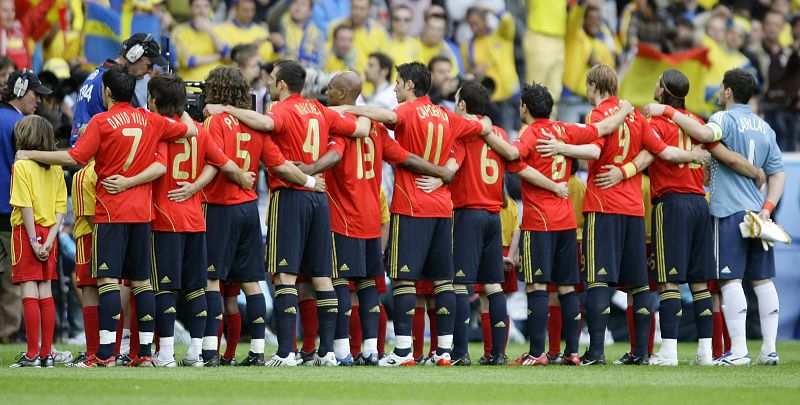 La selección española unida