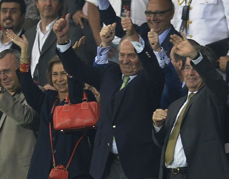 Los Reyes, en el palco