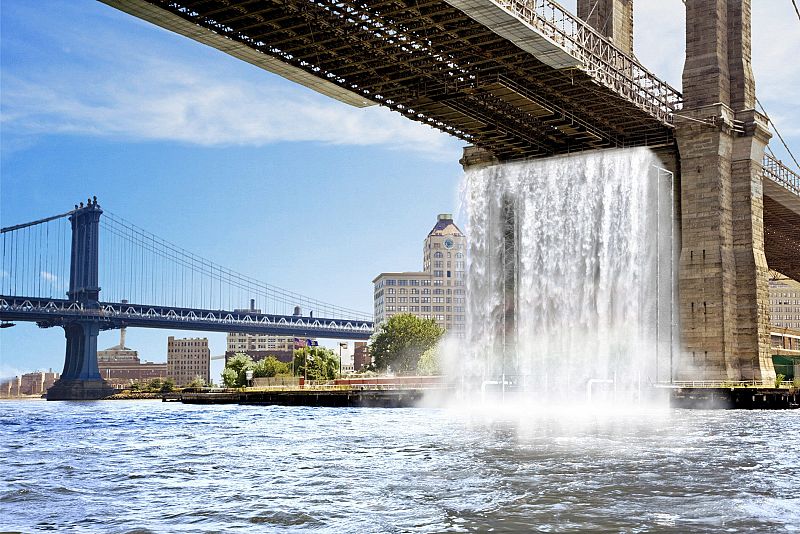 Cascada en Brooklyn