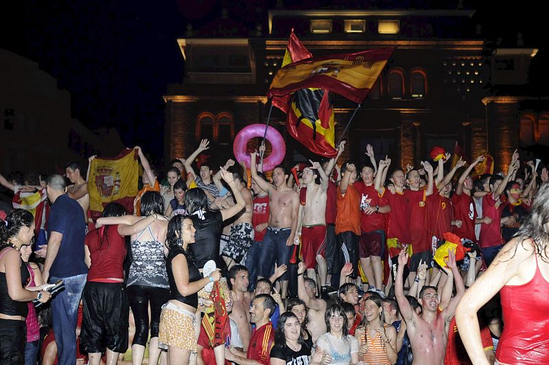 Fiesta pasada por agua en León