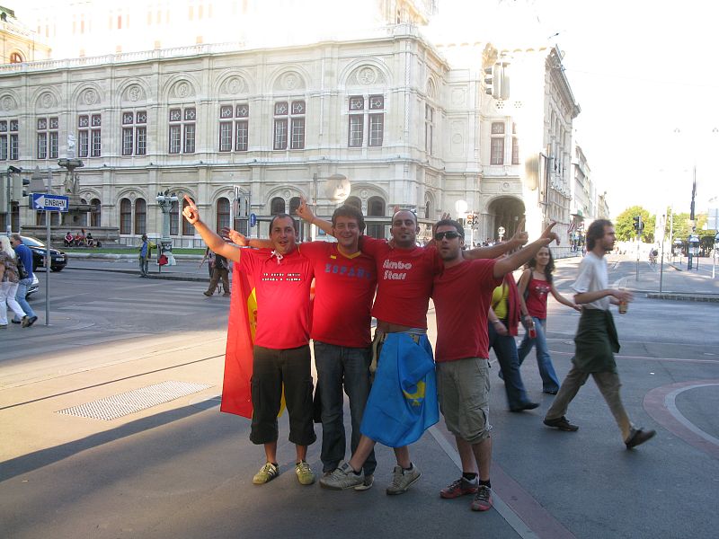 Junto a la Ópera de Viena