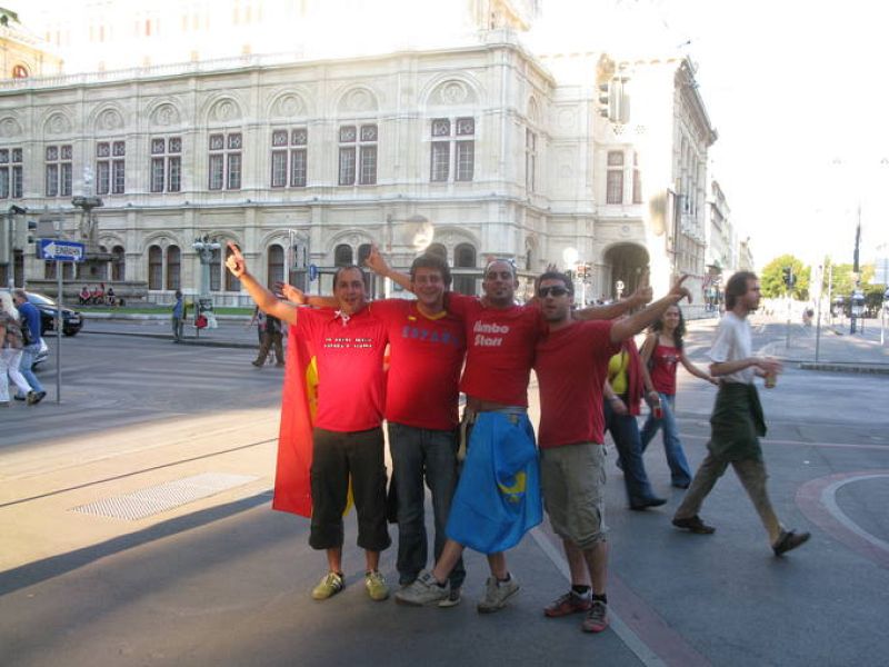 Junto a la Ópera de Viena