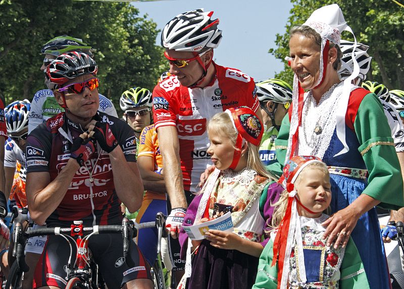 Evan antes de la carrera