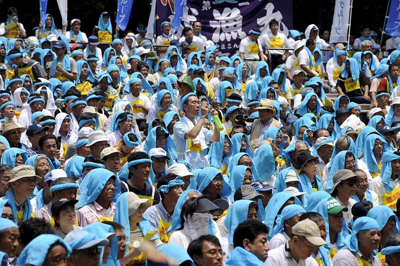 Huelga de pescadores en Japón