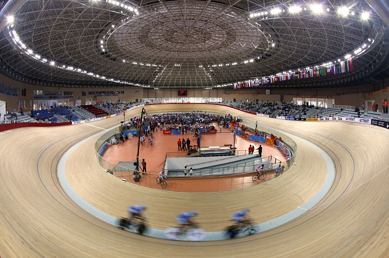 Velódromo de Laoshan. Ciclismo en pista.