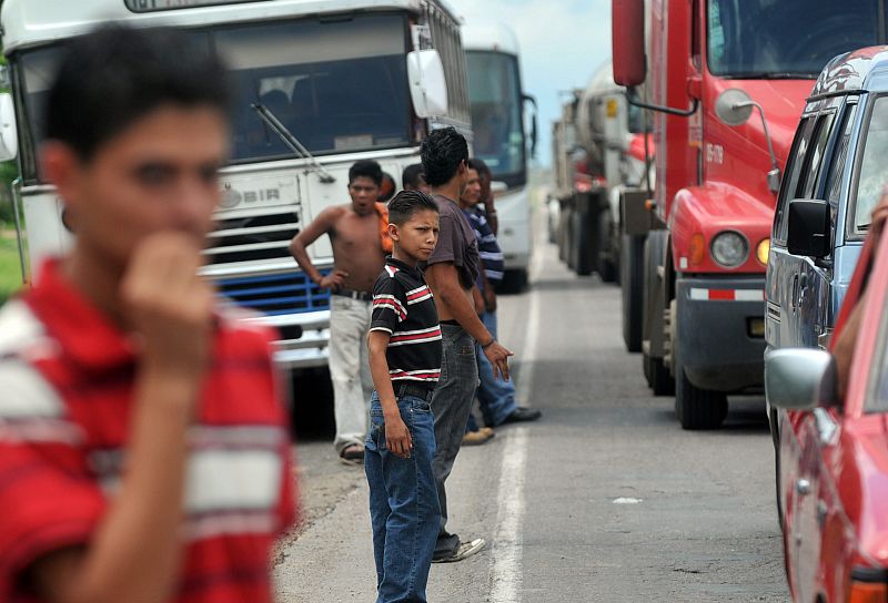 Protesta en Honduras por el precio del combustible