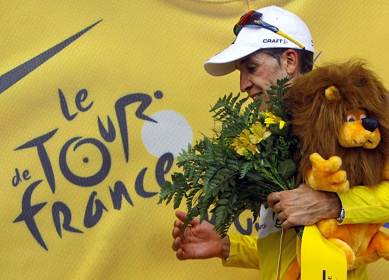 Sastre, con el maillot amarillo, se proclamará en París campeón del Tour'08