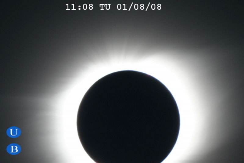 Fase del eclipse de Sol que se ha visto en Rusia y China