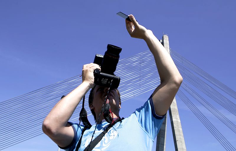 Los fotógrafos han aplicado su conocimiento para poder ver el eclipse