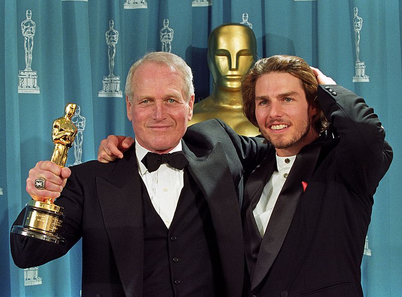 Paul Newman y Tom Cruise