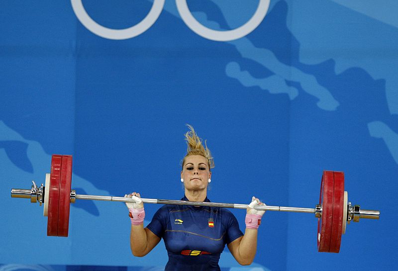 La española Lidia Valentín ha terminado quinta en la categoría de 75 kilos de halterofilia.