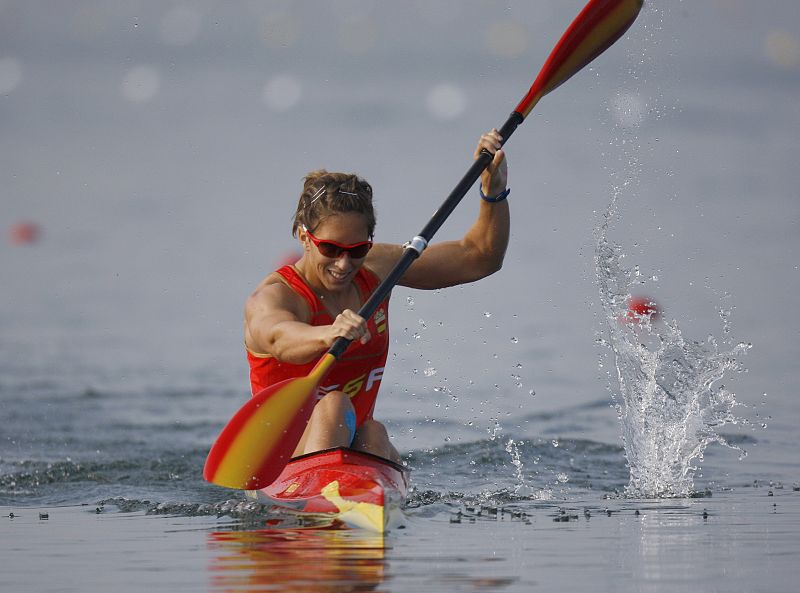 La española Maria Teresa Portela se ha quedado fuera de la final del K1-500 metros, al quedar sexta en la semifinal.