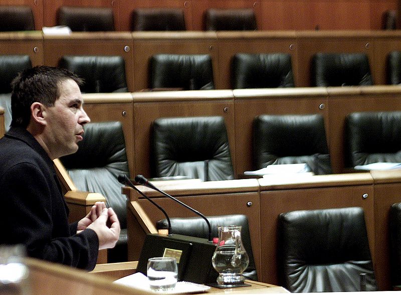 Otegi en el Parlamento vasco