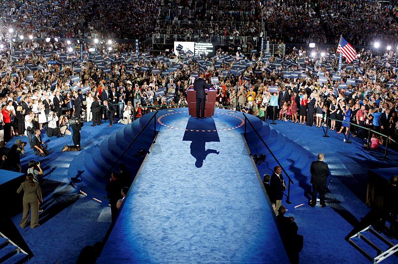 Un auditorio entregado aclamó a Obama en Denver