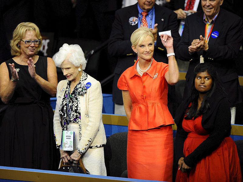 Cindy McCain en la Convención del Partido Republicano en Saint Paul, Minnesota, Estados Unidos.