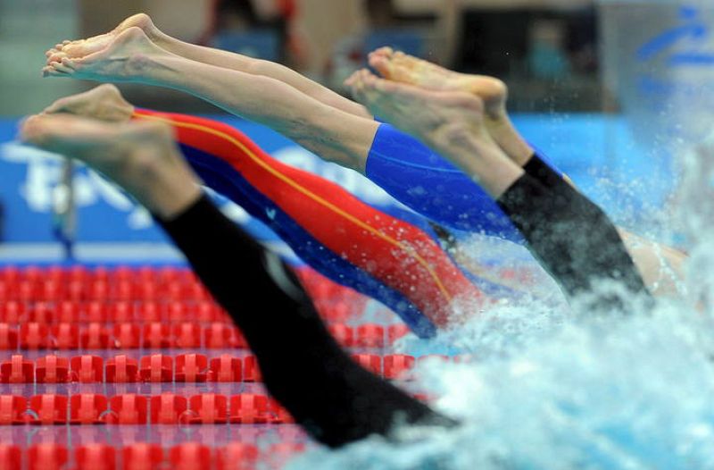 Comienzan los 100 metros libre S13.