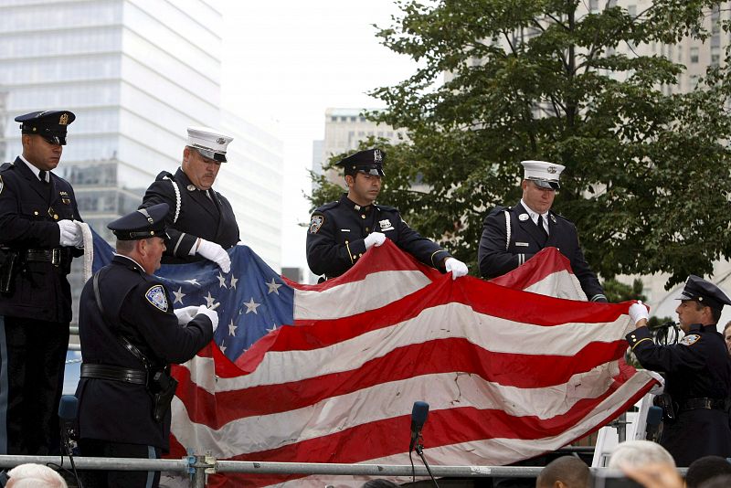 Bomberos y policías de Nueva York