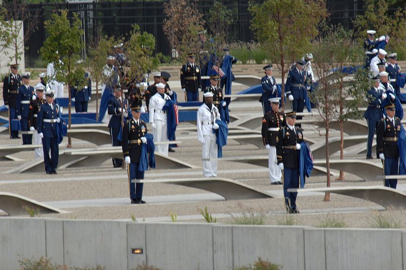 Monumento en memoria de las víctimas del ataque contra el Pentágono en Washington