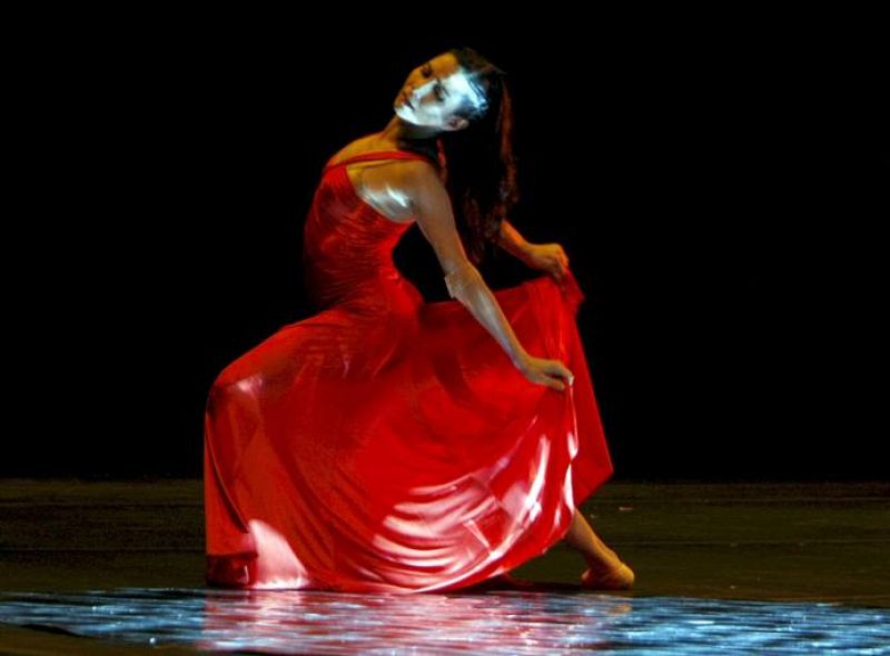 Tamara Rojo en la clausura de la Expo de Zaragoza.