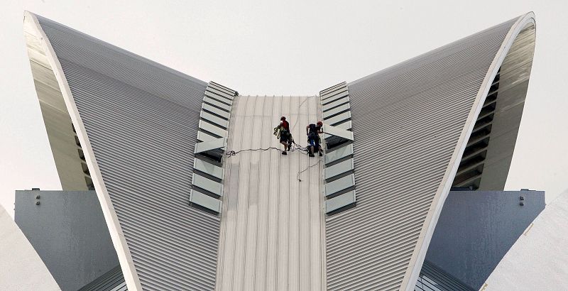 Limpieza del Palau de Les Arts Reina Sofia de Valencia