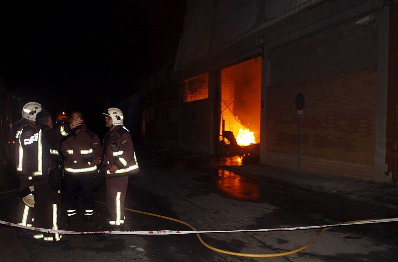 Incendio en Barcelona