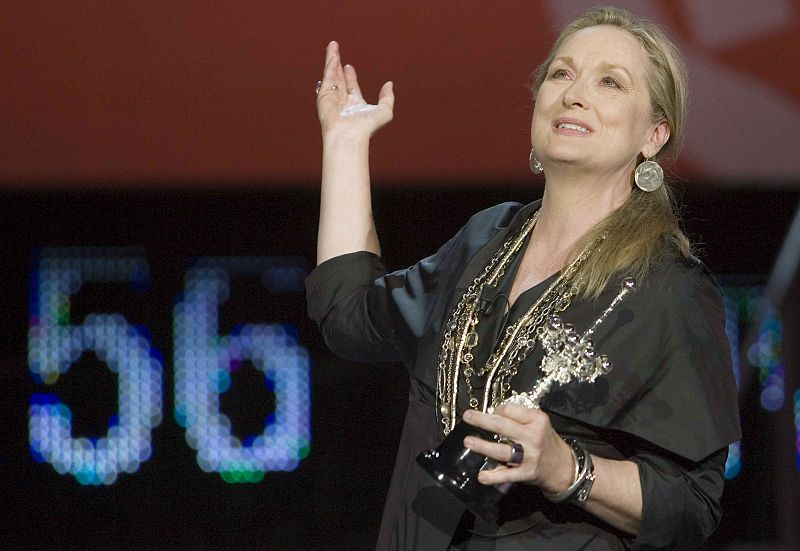 Meryl Streep, Premio Donostia, emocionada