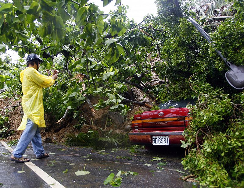 Tifón Jangmi en Taiwán