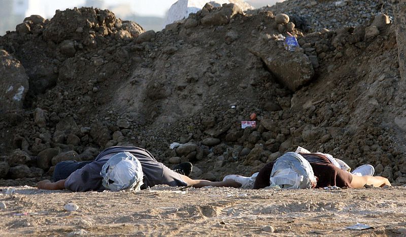 Cadáveres encontrados en la frontera mexicana