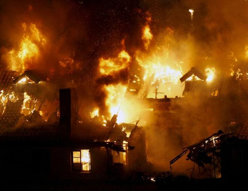 INCENDIO EN SANTANDER