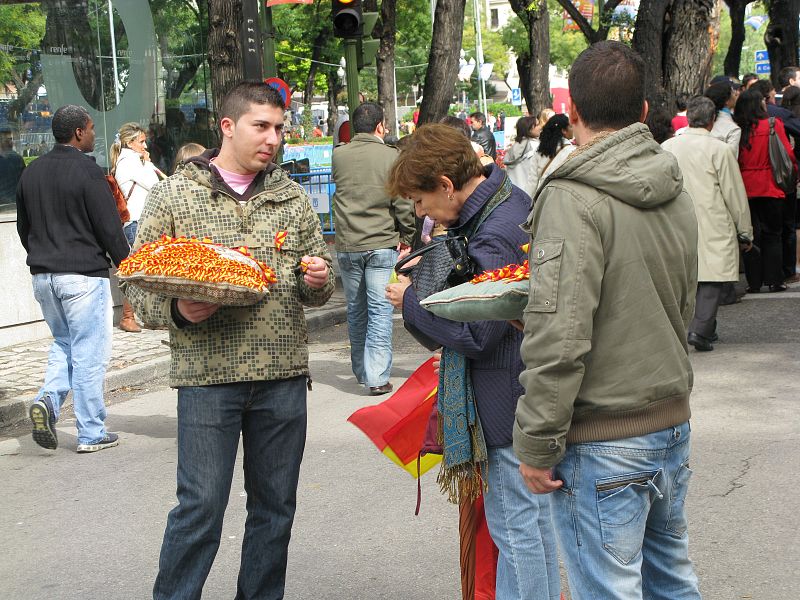 Los vendedores del desfile