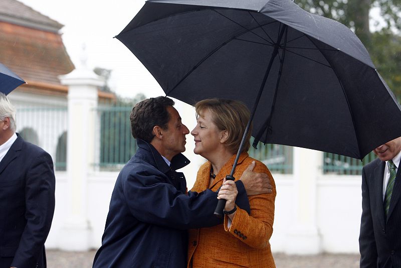 Recepción en la 'casa de invitados' del gobierno alemán ('Schloss Meseberg'). Septiembre de 2007.