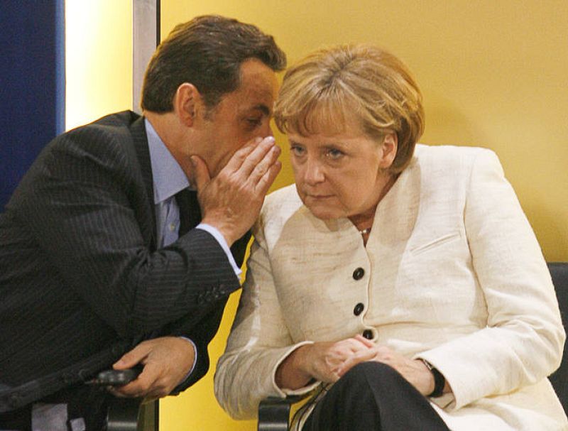 Ceremonia de entrega de los premios Carlomagno en mayo de 2008.   