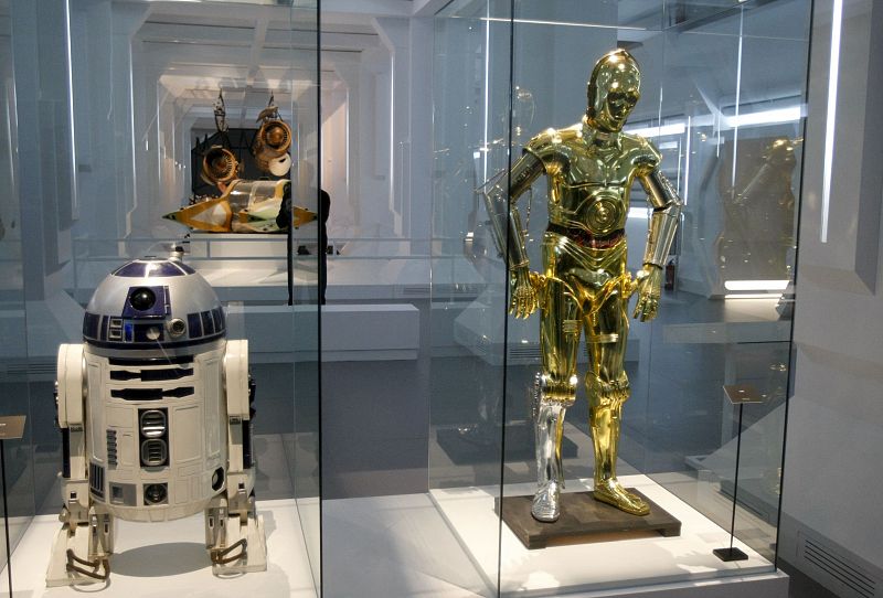 R2 D2 y C3PO, en la exposición