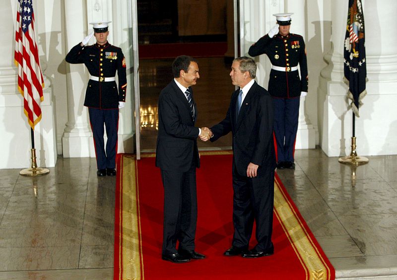 ZAPATERO Y BUSH