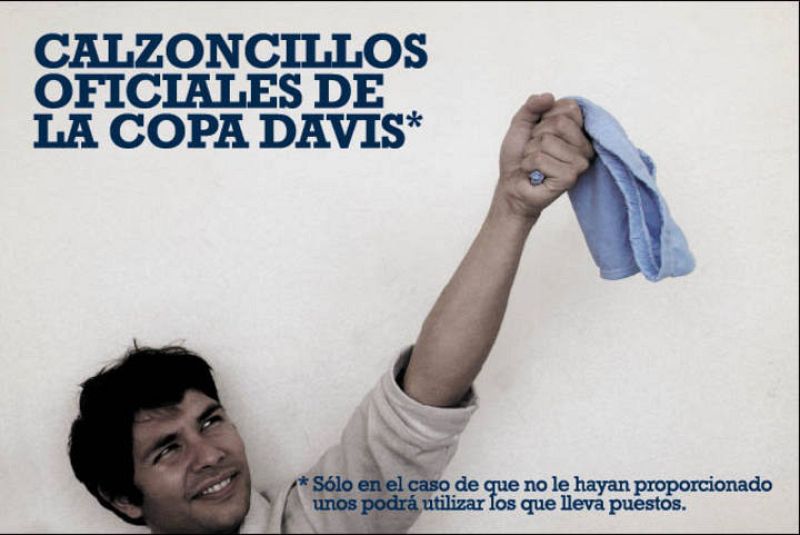  Calzoncillos oficiales de la Copa Davis.