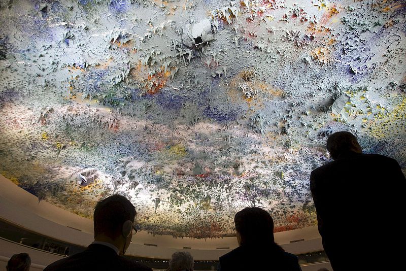 INAUGURACION DE LA SALA XX DEL PALACIO DE LA ONU