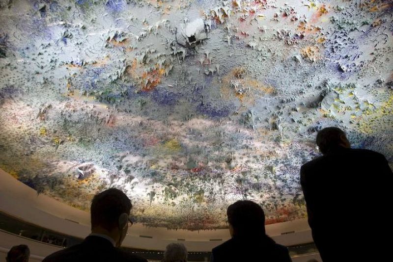 INAUGURACION DE LA SALA XX DEL PALACIO DE LA ONU