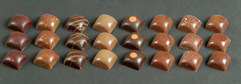 Selección de bombones del pastelero francés Franck Michel