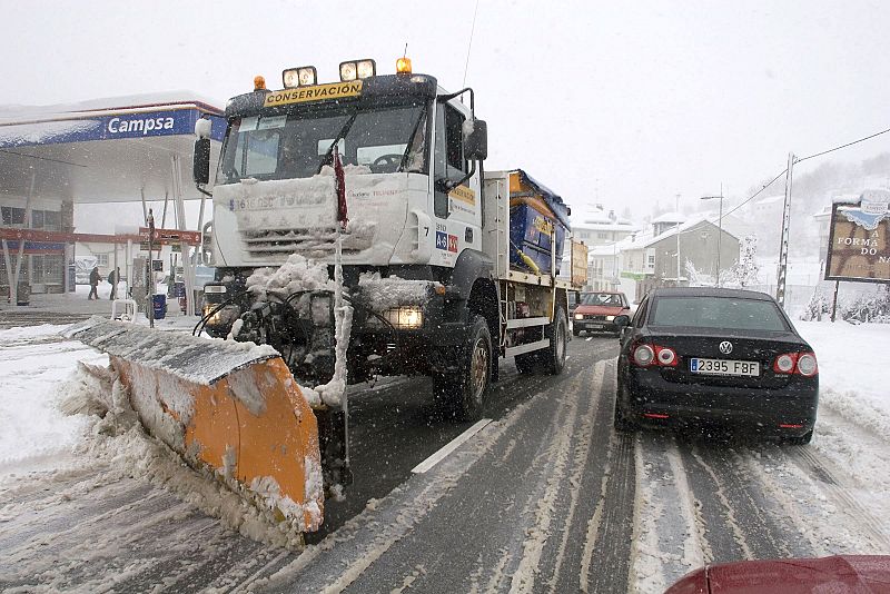 TEMPORAL DE NIEVE EN LUGO Y ORENSE