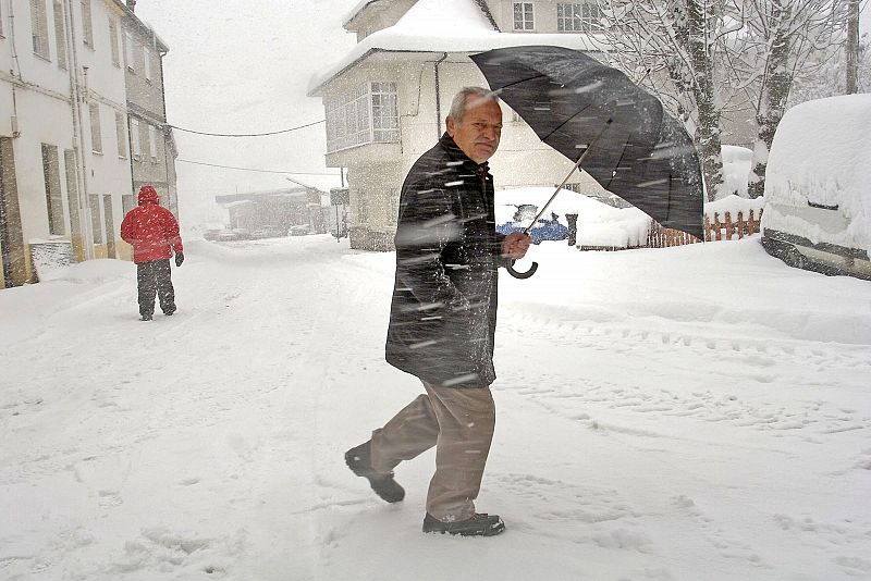 TEMPORAL DE NIEVE EN LUGO Y ORENSE