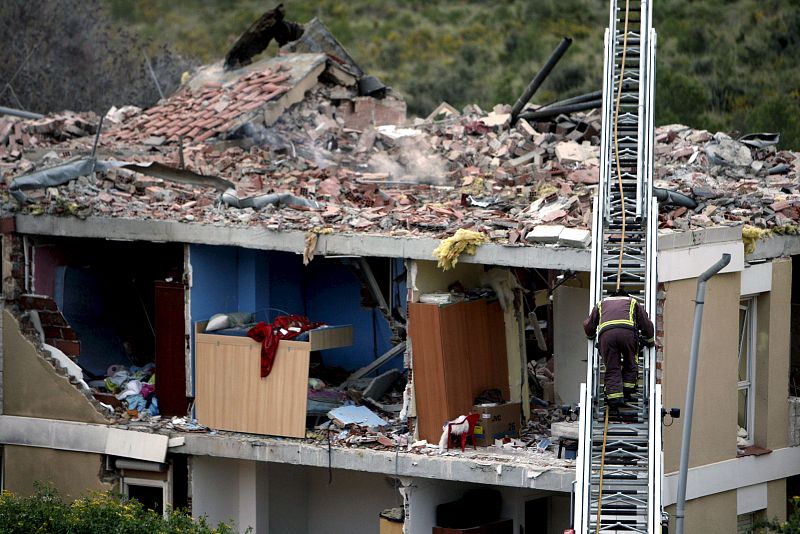 Explosión, presumiblemente de gas, en Gavá, Barcelona