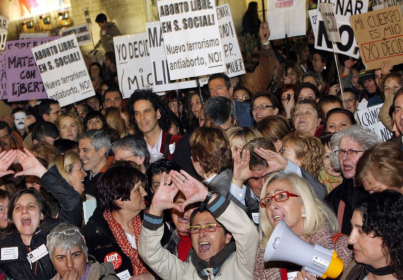 Manifestación proabortista en Madrid