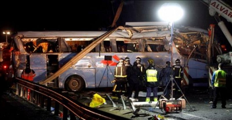 Accidente de autobús en Torremolinos