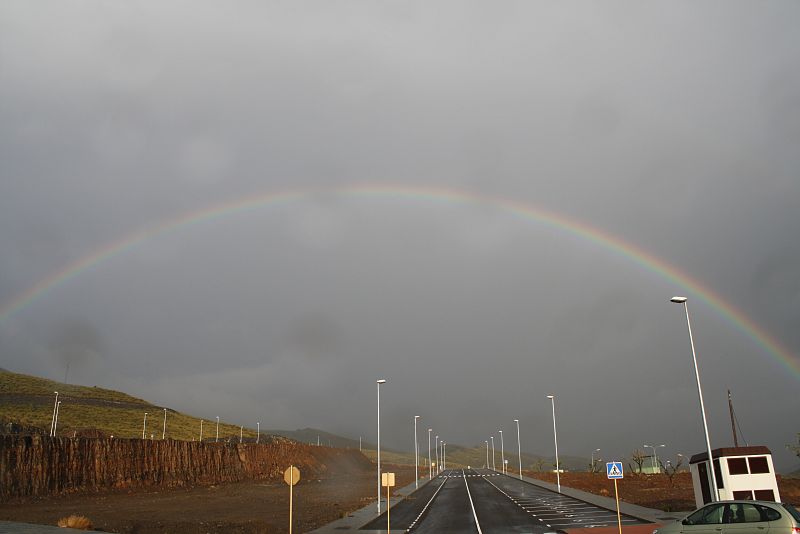 Arcoiris en Calar Alto, Almería