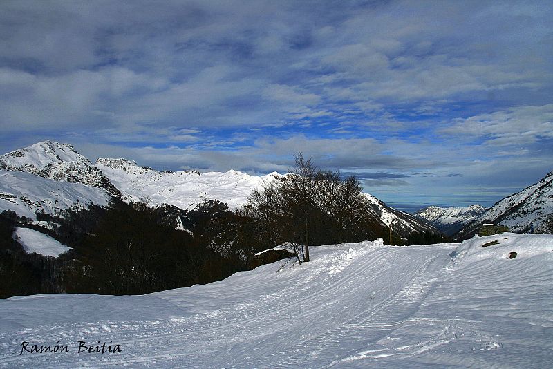 Nieve en Candanchú, Huesca. 10/12/2008