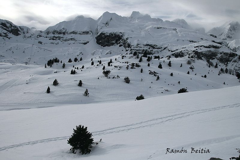 Nieve en Candanchú, Huesca. 10/12/2008