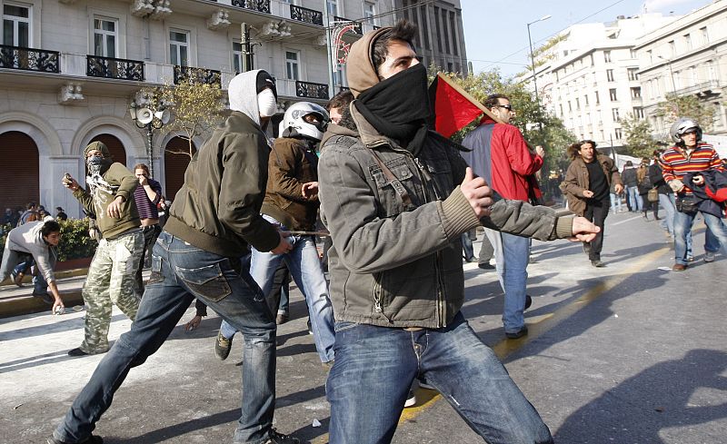 La manifestación de la huelga general acaba nuevamente en protestas